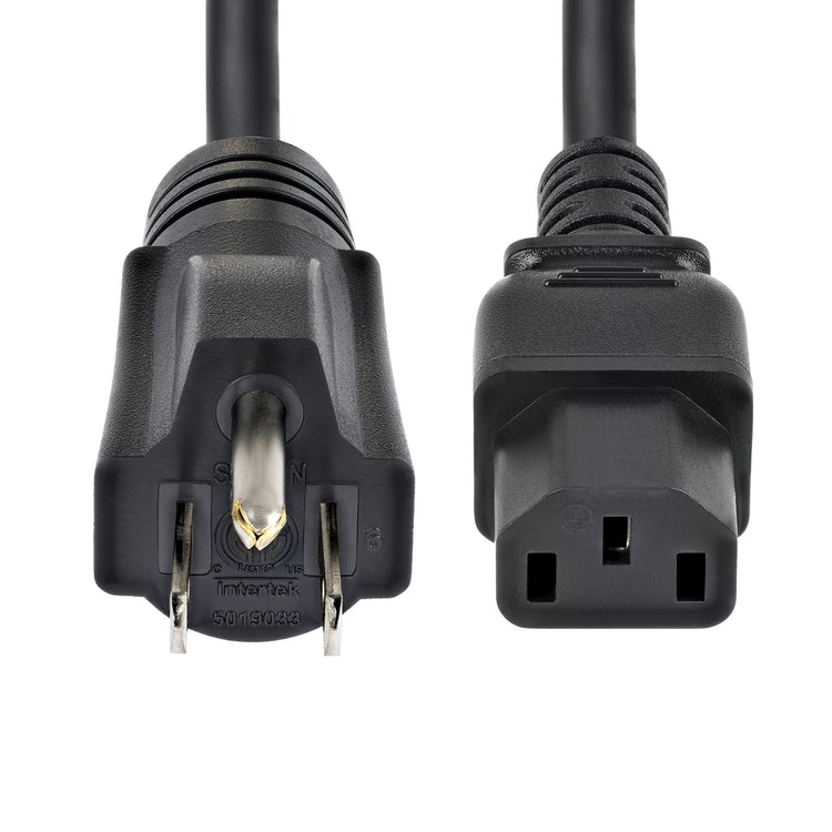 STARTECH power cable Black 0,91 m NEMA 5-15P C13 coupler (3FT-LC10A-POWERCORD) - Cartouches Certifiees