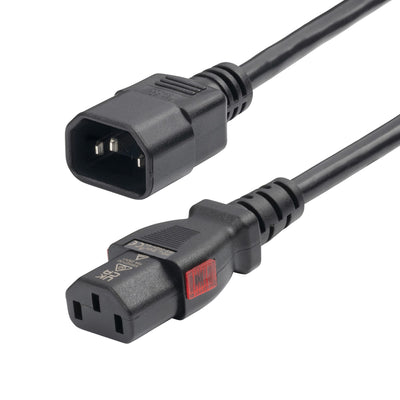 STARTECH power cable Black 3 m C14 coupler C13 coupler (87L3-8A00-POWER-CORD) - Cartouches Certifiees