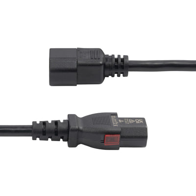 STARTECH power cable Black 3 m C14 coupler C13 coupler (87L3-8A00-POWER-CORD) - Cartouches Certifiees