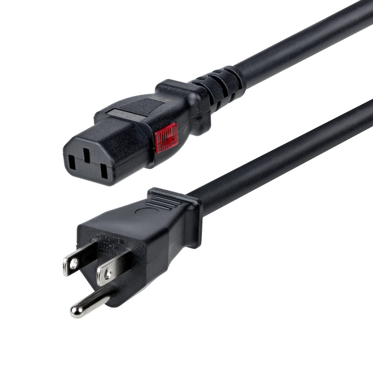 STARTECH power cable Black 4,5 m NEMA 5-15P C13 coupler (15FT-LC15A-POWERCORD) - Cartouches Certifiees