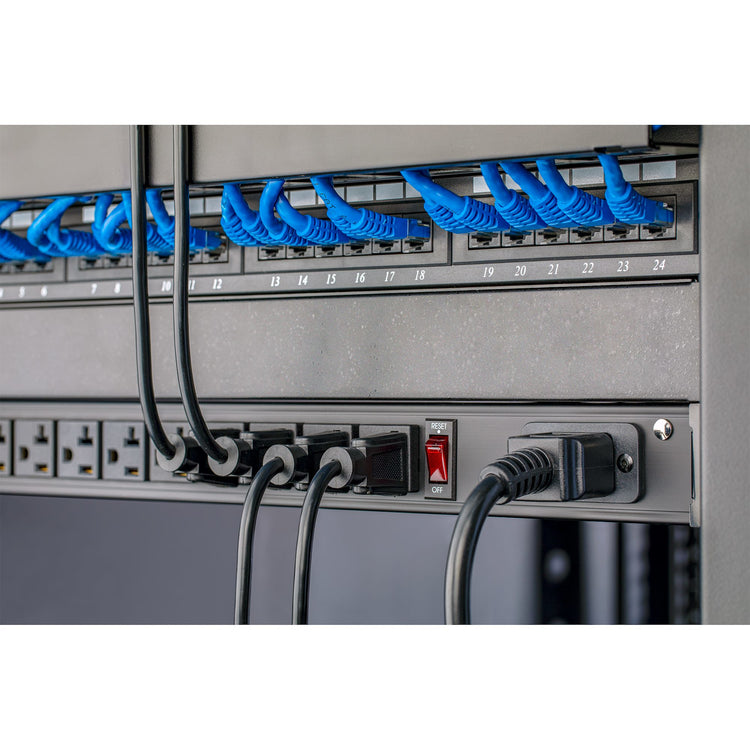 STARTECH power distribution unit (PDU) 10 AC outlet(s) 1U Black (RKPW101920) - Cartouches Certifiees