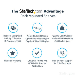 STARTECH rack accessory Rack shelf (CABSHELF116) - Cartouches Certifiees