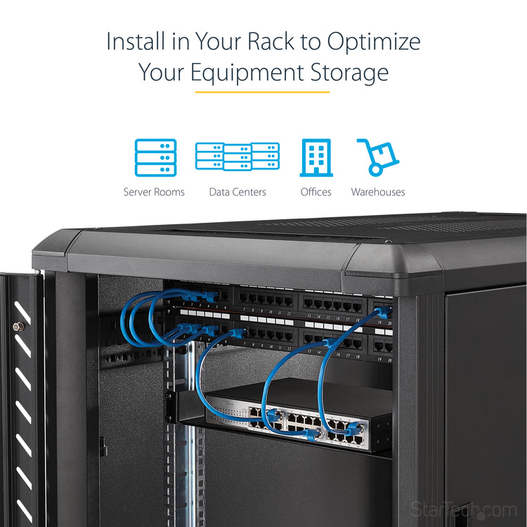 STARTECH rack accessory Rack shelf (CABSHELF116) - Cartouches Certifiees