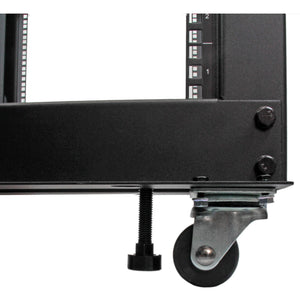 STARTECH rack cabinet 12U Freestanding rack Black (4POSTRACK12U) - Cartouches Certifiees