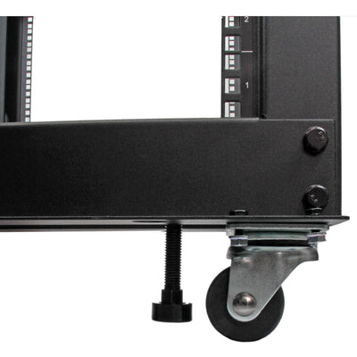 STARTECH rack cabinet 12U Freestanding rack Black (4POSTRACK12U) - Cartouches Certifiees