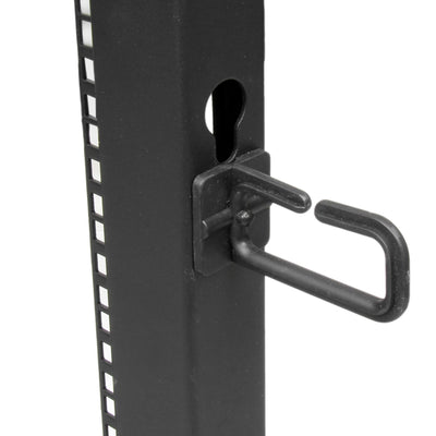 STARTECH rack cabinet 12U Freestanding rack Black (4POSTRACK12U) - Cartouches Certifiees