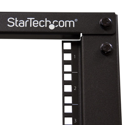 STARTECH rack cabinet 12U Freestanding rack Black (4POSTRACK12U) - Cartouches Certifiees