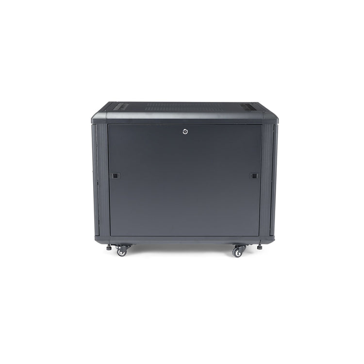 STARTECH rack cabinet 12U Freestanding rack Black (RK1236BKF) - Cartouches Certifiees