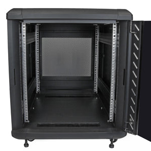 STARTECH rack cabinet 12U Freestanding rack Black (RK1236BKF) - Cartouches Certifiees