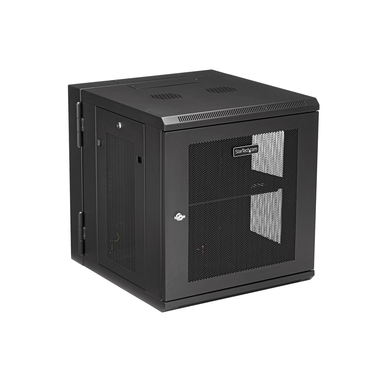 STARTECH rack cabinet 12U Wall mounted rack Black (RK1224WALHM) - Cartouches Certifiees