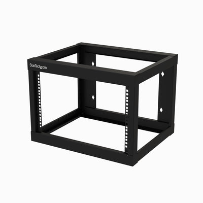 STARTECH rack cabinet 6U Wall mounted rack Black (RK619WALLO) - Cartouches Certifiees