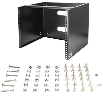 STARTECH rack cabinet 8U Wall mounted rack Black (WALLMOUNT8) - Cartouches Certifiees