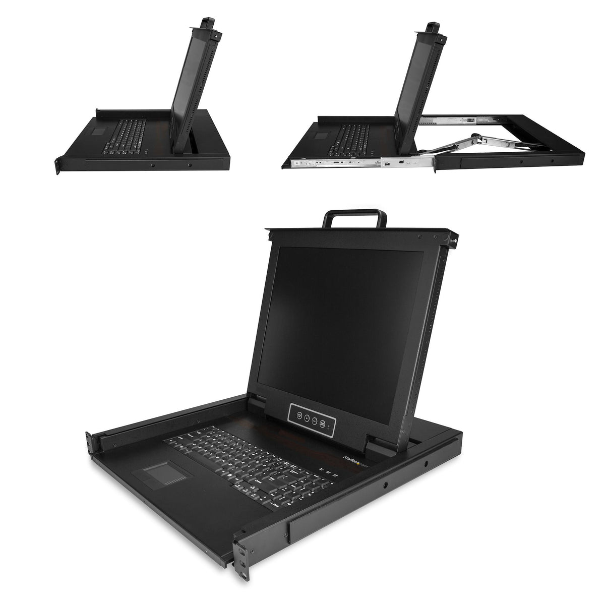 STARTECH rack console 43,2 cm (17") 1280 x 1024 pixels Steel 1U (RKCONS1701) - Cartouches Certifiees