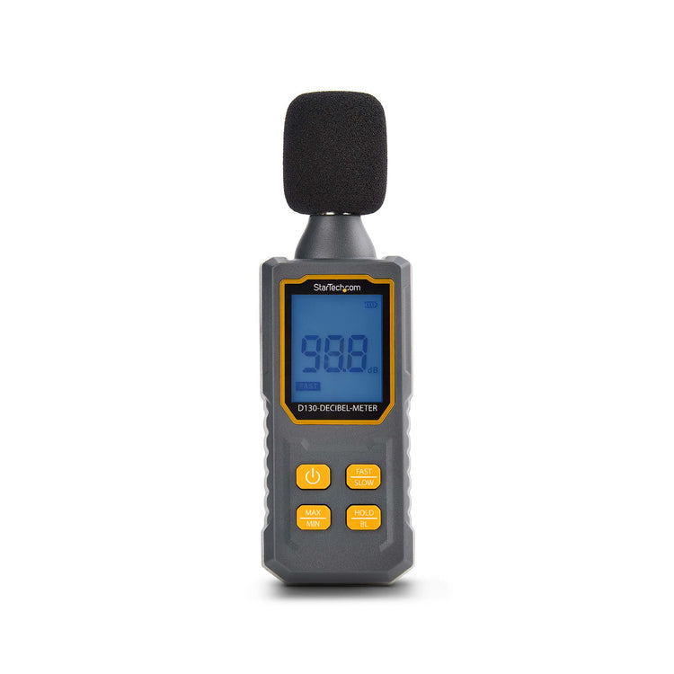 STARTECH sound level meter Digital 30 - 130 dB (D130-DECIBEL-METER) - Cartouches Certifiees