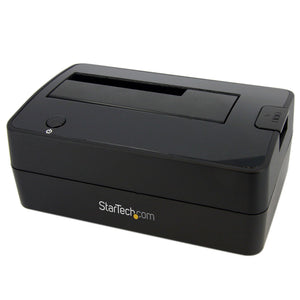 STARTECH storage drive docking station USB 3.2 Gen 1 (3.1 Gen 1) Type-B Black (SATDOCKU3S) - Cartouches Certifiees