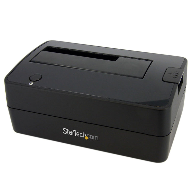 STARTECH storage drive docking station USB 3.2 Gen 1 (3.1 Gen 1) Type-B Black (SATDOCKU3S) - Cartouches Certifiees