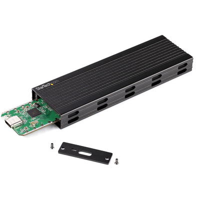 STARTECH storage drive enclosure SSD enclosure Black M.2 (SM2E1BMU31C) - Cartouches Certifiees