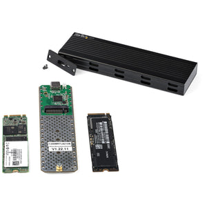 STARTECH storage drive enclosure SSD enclosure Black M.2 (SM2E1BMU31C) - Cartouches Certifiees