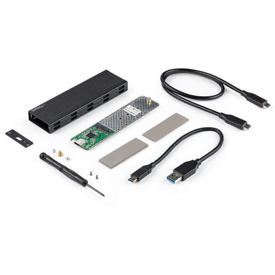 STARTECH storage drive enclosure SSD enclosure Black M.2 (SM2E1BMU31C) - Cartouches Certifiees