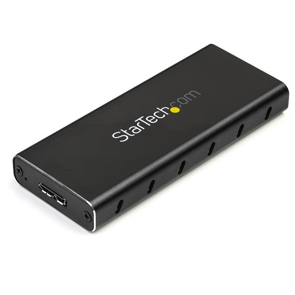 STARTECH storage drive enclosure SSD enclosure Black, Silver M.2 (SM21BMU31C3) - Cartouches Certifiees