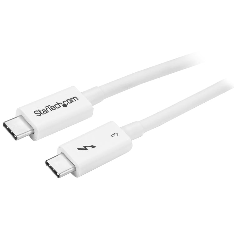 STARTECH Thunderbolt cable 0,5 m 40 Gbit/s White (TBLT34MM50CW) - Cartouches Certifiees