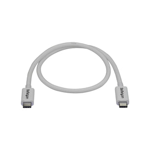 STARTECH Thunderbolt cable 0,5 m 40 Gbit/s White (TBLT34MM50CW) - Cartouches Certifiees