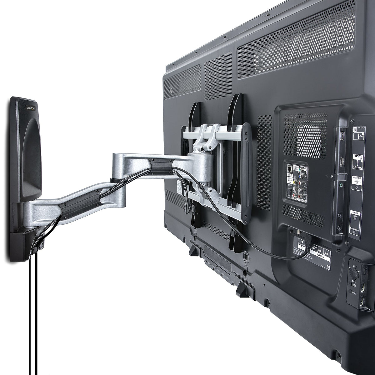 STARTECH TV mount/stand 165,1 cm (65") Black, Silver (TV-WALL-MOUNT-65FS) - Cartouches Certifiees
