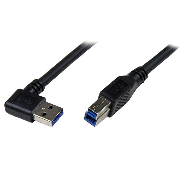 STARTECH USB 3.0A - USB 3.0B, 1m USB cable USB 3.2 Gen 1 (3.1 Gen 1) USB A Micro-USB B 5 Gbit/s Black (USB3SAB1MRA) - Cartouches Certifiees