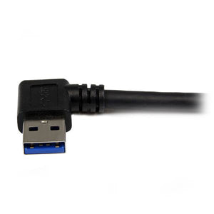 STARTECH USB 3.0A - USB 3.0B, 1m USB cable USB 3.2 Gen 1 (3.1 Gen 1) USB A Micro-USB B 5 Gbit/s Black (USB3SAB1MRA) - Cartouches Certifiees