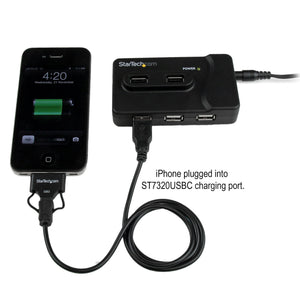 STARTECH USB 3.2 Gen 1 (3.1 Gen 1) Type-B 4800 Mbit/s Black (ST7320USBC) - Cartouches Certifiees