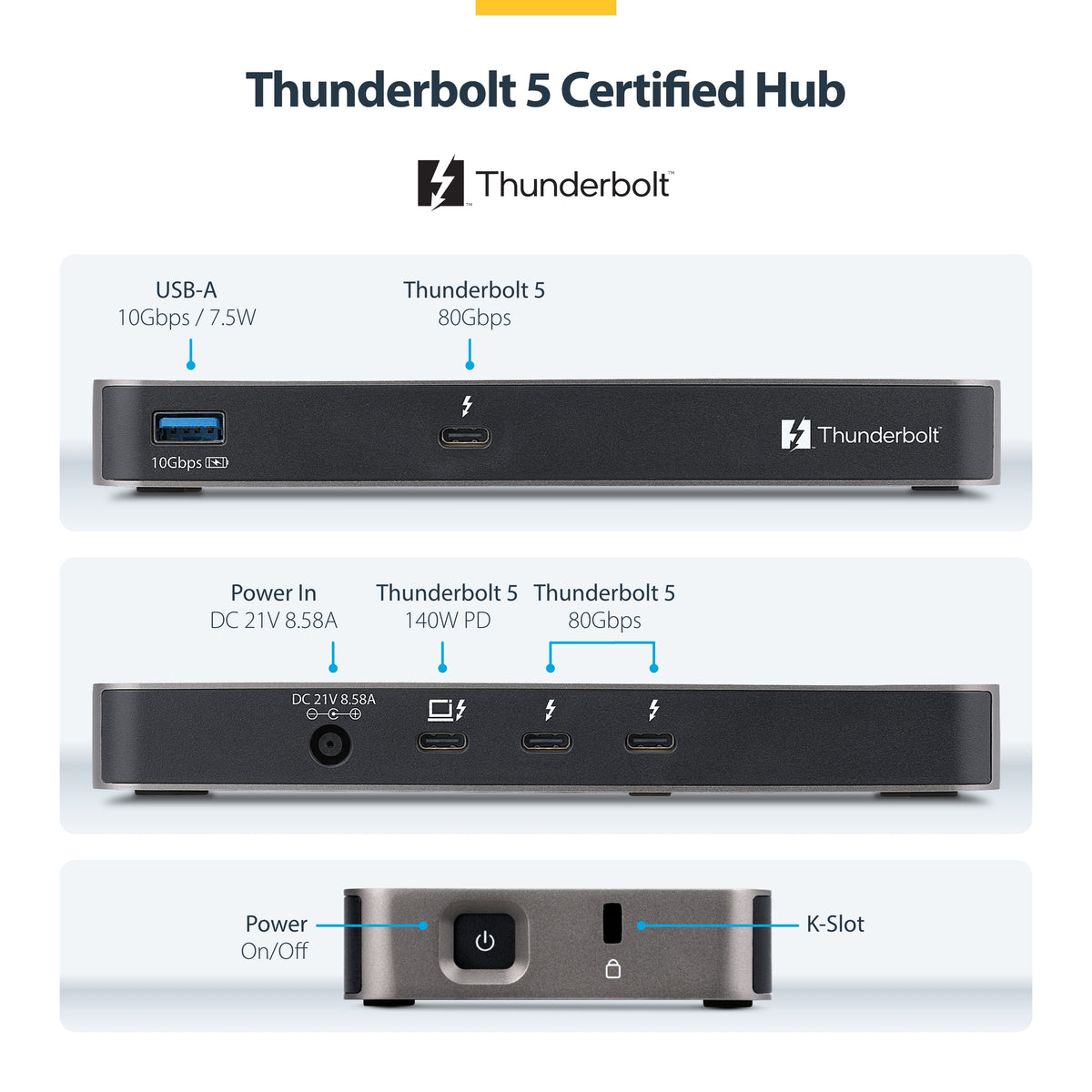 STARTECH USB-C/USB-A TO M.2 NVME DOCK ADAPTER SUPPORTS UP TO 10GBPS; DRIVERLESS SETUP FOR (1USB3-NVME-DOCK) - Cartouches Certifiees