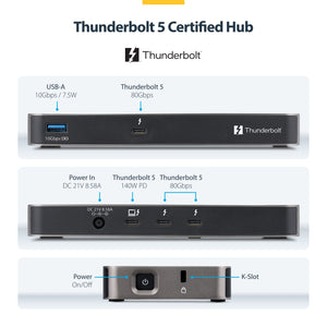 STARTECH USB-C/USB-A TO M.2 NVME DOCK ADAPTER SUPPORTS UP TO 10GBPS; DRIVERLESS SETUP FOR (1USB3-NVME-DOCK) - Cartouches Certifiees