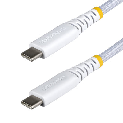 STARTECH USB cable USB 2.0 0,3 m USB C 0,48 Gbit/s 60 W White (USB2CC1FTNCBRWH) - Cartouches Certifiees