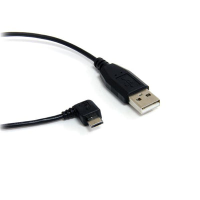 STARTECH USB cable USB 2.0 0,9 m USB A Micro-USB B 0,48 Gbit/s Black (UUSBHAUB3RA) - Cartouches Certifiees