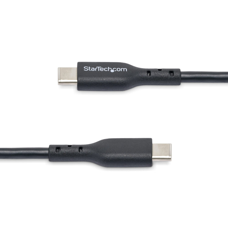 STARTECH USB cable USB 2.0 0,9 m USB C 0,48 Gbit/s 60 W Black (USB2CC3FBKE) - Cartouches Certifiees