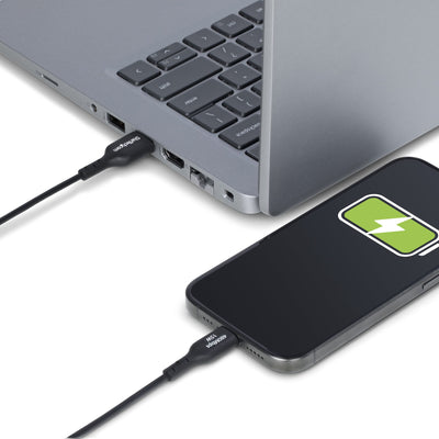 STARTECH USB cable USB 2.0 1,8 m USB A USB C 0,48 Gbit/s Black (USB2AC6FBKE) - Cartouches Certifiees