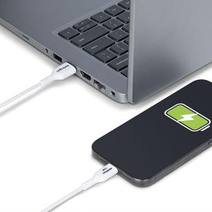 STARTECH USB cable USB 2.0 1,8 m USB A USB C 0,48 Gbit/s White (USB2AC6FWHE) - Cartouches Certifiees