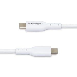 STARTECH USB cable USB 2.0 1 m USB C 0,48 Gbit/s 60 W White (USB2CC1MNCWHE) - Cartouches Certifiees
