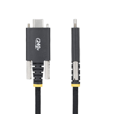STARTECH USB cable USB 2.0 2 m USB C 0,48 Gbit/s 240 W Black (S2CEPR2M-USBSL-CABLE) - Cartouches Certifiees