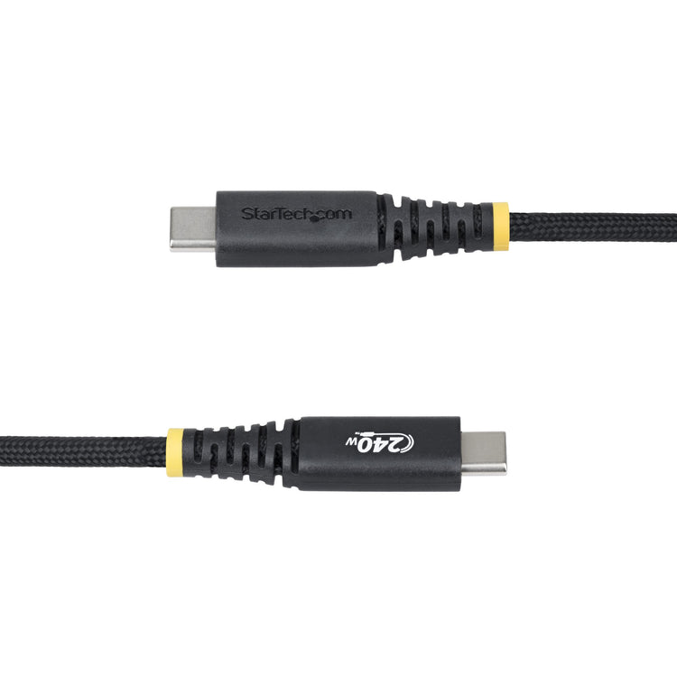 STARTECH USB cable USB 2.0 2 m USB C 0,48 Gbit/s 240 W Black (S2CEPR2M-USBSL-CABLE) - Cartouches Certifiees