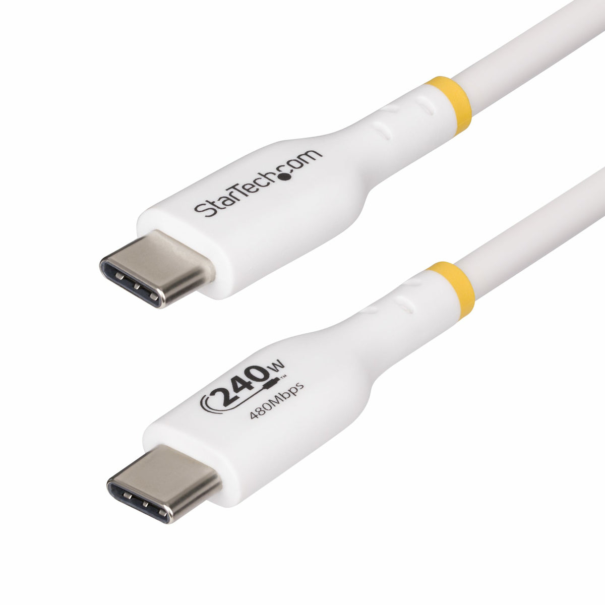 STARTECH USB cable USB 2.0 3,1 m USB C 0,48 Gbit/s 240 W White (USB2EPR10FW) - Cartouches Certifiees