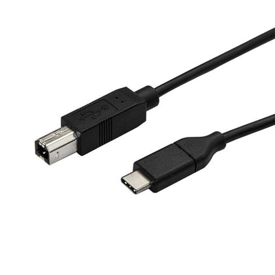 STARTECH USB cable USB 2.0 3 m USB C USB B 0,48 Gbit/s Black (USB2CB3M) - Cartouches Certifiees
