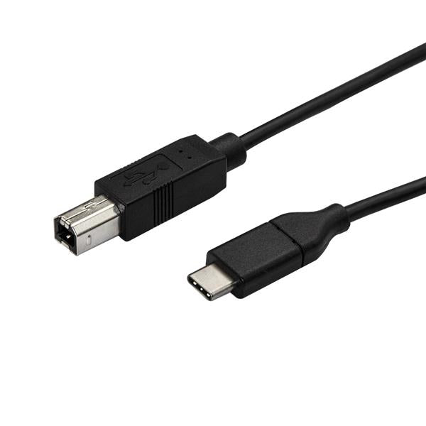 STARTECH USB cable USB 2.0 3 m USB C USB B 0,48 Gbit/s Black (USB2CB3M) - Cartouches Certifiees