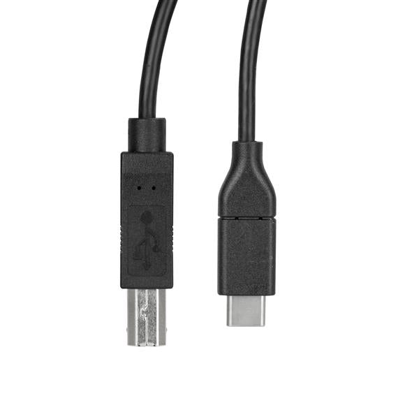 STARTECH USB cable USB 2.0 3 m USB C USB B 0,48 Gbit/s Black (USB2CB3M) - Cartouches Certifiees