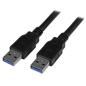 STARTECH USB cable USB 3.2 Gen 1 (3.1 Gen 1) 1,8 m USB A 5 Gbit/s Black (USB3SAA6BK) - Cartouches Certifiees
