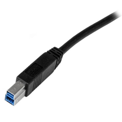 STARTECH USB cable USB 3.2 Gen 1 (3.1 Gen 1) 2 m USB A USB B 5 Gbit/s Black (USB3CAB2M) - Cartouches Certifiees