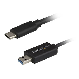 STARTECH USB cable USB 3.2 Gen 1 (3.1 Gen 1) 2 m USB A USB C 5 Gbit/s Black (USBC3LINK) - Cartouches Certifiees