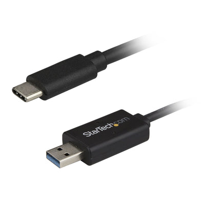 STARTECH USB cable USB 3.2 Gen 1 (3.1 Gen 1) 2 m USB A USB C 5 Gbit/s Black (USBC3LINK) - Cartouches Certifiees