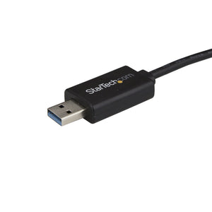 STARTECH USB cable USB 3.2 Gen 1 (3.1 Gen 1) 2 m USB A USB C 5 Gbit/s Black (USBC3LINK) - Cartouches Certifiees