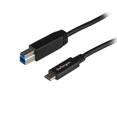STARTECH USB cable USB 3.2 Gen 2 (3.1 Gen 2) 1 m USB C USB B 10 Gbit/s Black (USB31CB1M) - Cartouches Certifiees